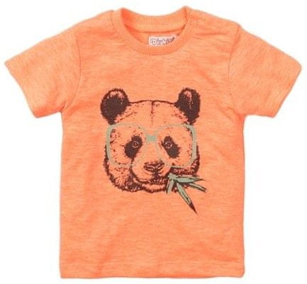 Dirkje chlapčenské tričko Neon panda VD0222 86 oranžová